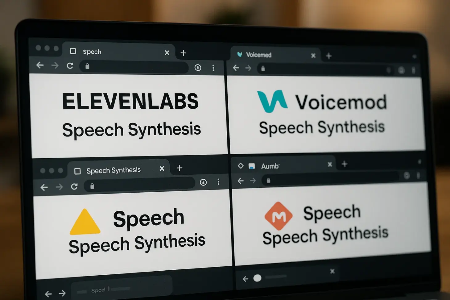 Сравнение сервисов синтеза речи: ElevenLabs, Voicemod, Murf и другие